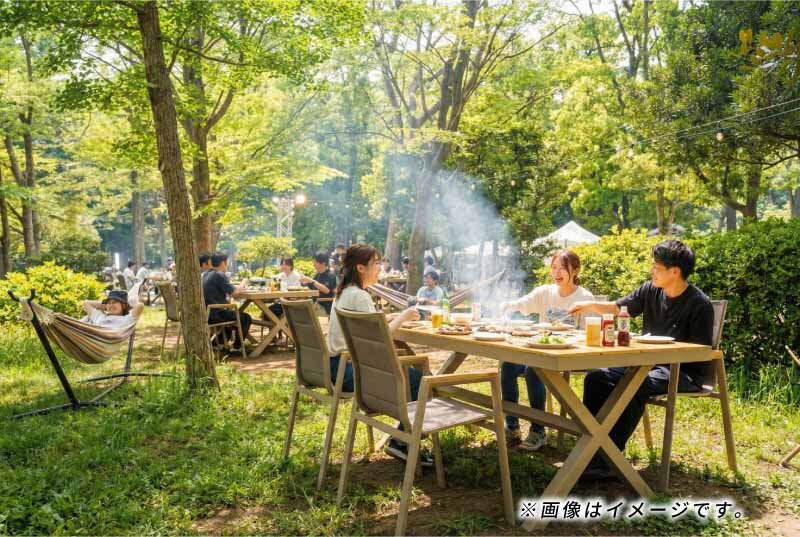 「大阪城 森のバーベキュー」の会場イメージ
