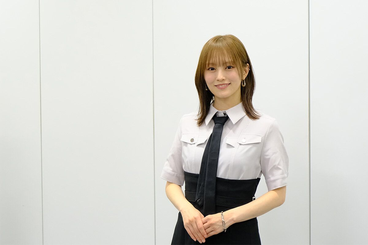 「全力で楽しんでほしい」と、共演する高校生たちにメッセージを寄せた山本彩（2026年9月・大阪市内）