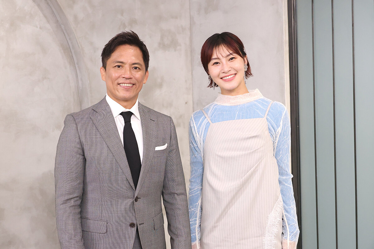 左から）野村忠宏、村上佳菜子
