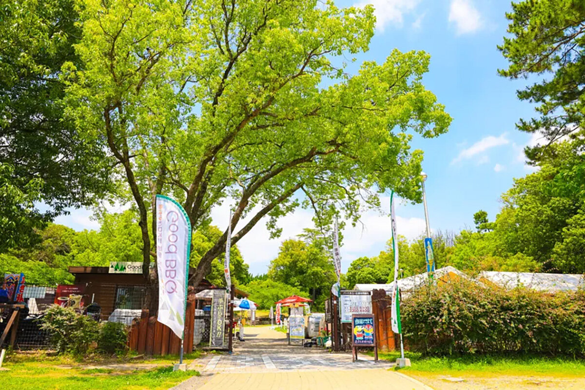 会場のひとつ「GoodBBQ 服部緑地店」（大阪府豊中市） 
