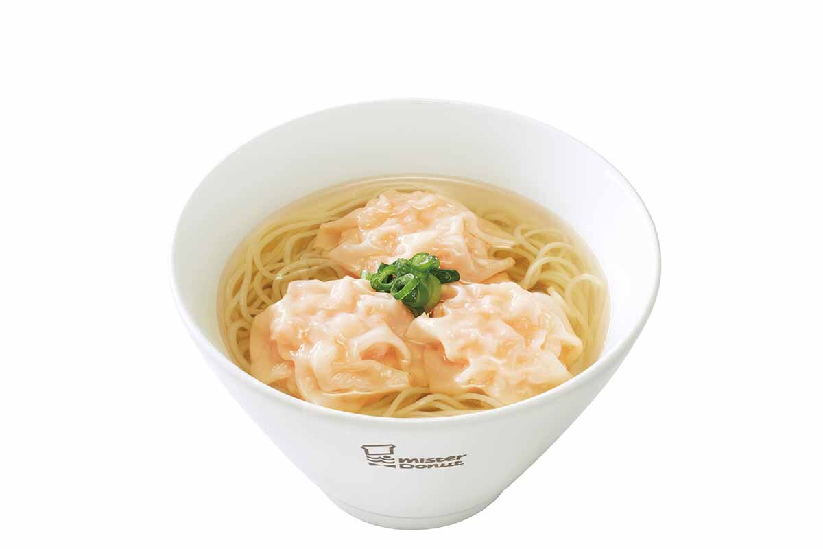 「香港風 ぷりぷり！海老ワンタン麺」（693円）