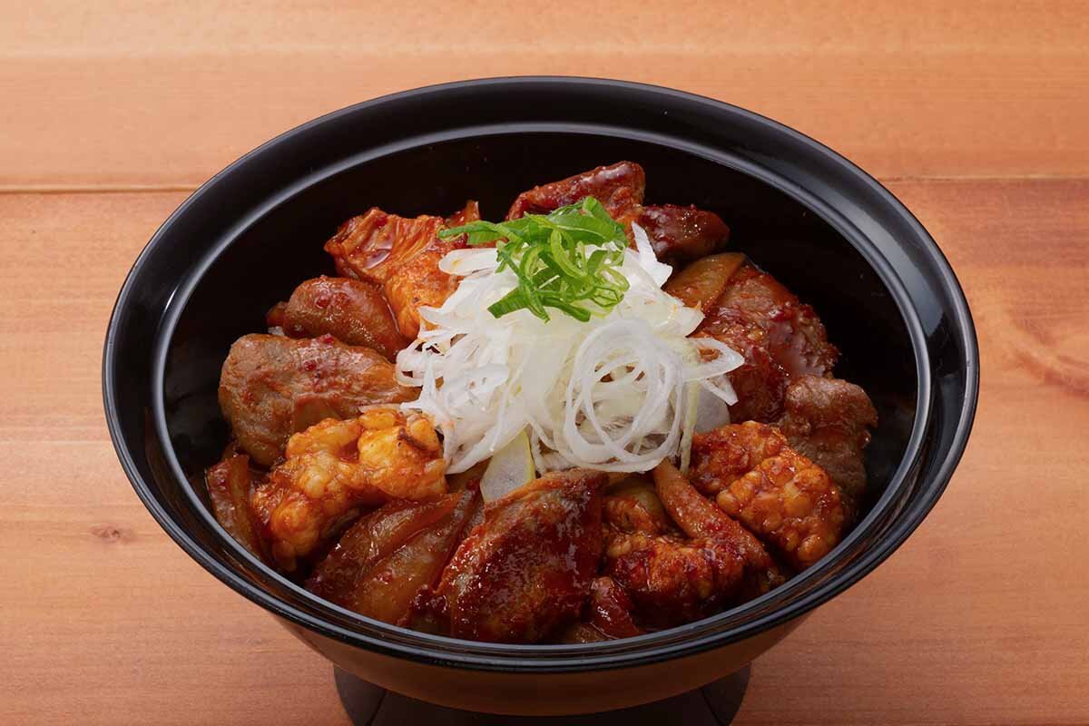 「旨辛ホルモン・ハラミ丼」（1,078円）