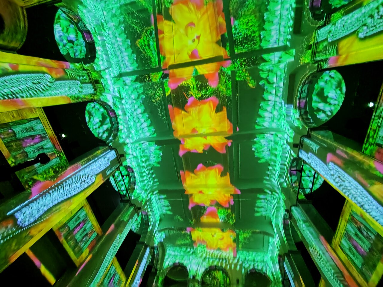 ヴィヴァルディ『四季』に合わせて繰り広げられるプロジェクションマッピング