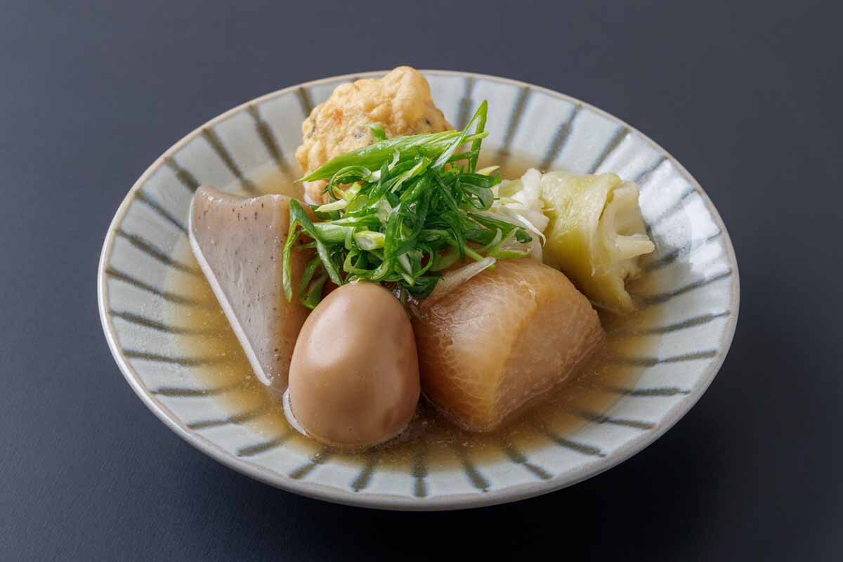鶏出汁おでんの盛り合わせ