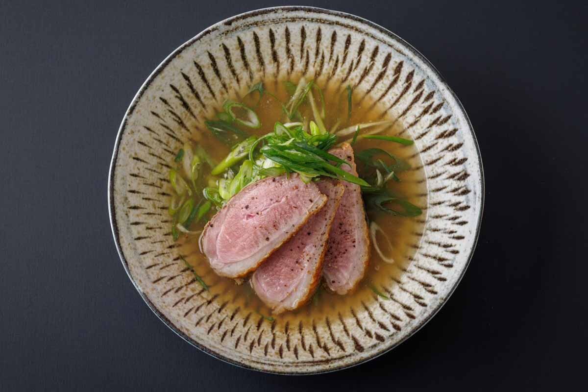 「鴨と九条ネギ」（650円）