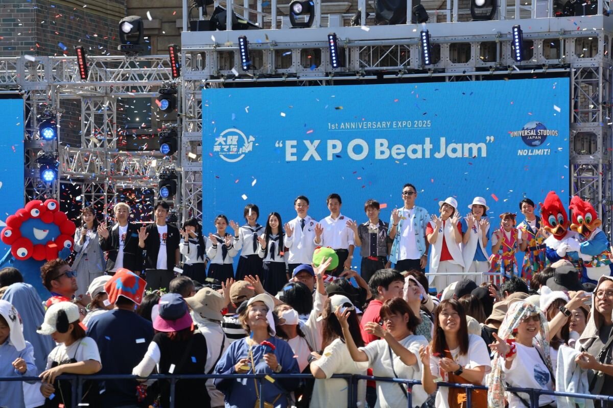 盛り上がりを見せた『1st Anniversary EXPO 2025 ～あの驚きと感動をもう一度～＠大阪来てな！“EXPO Beat Jam”』 （2026年10月13日、USJ）