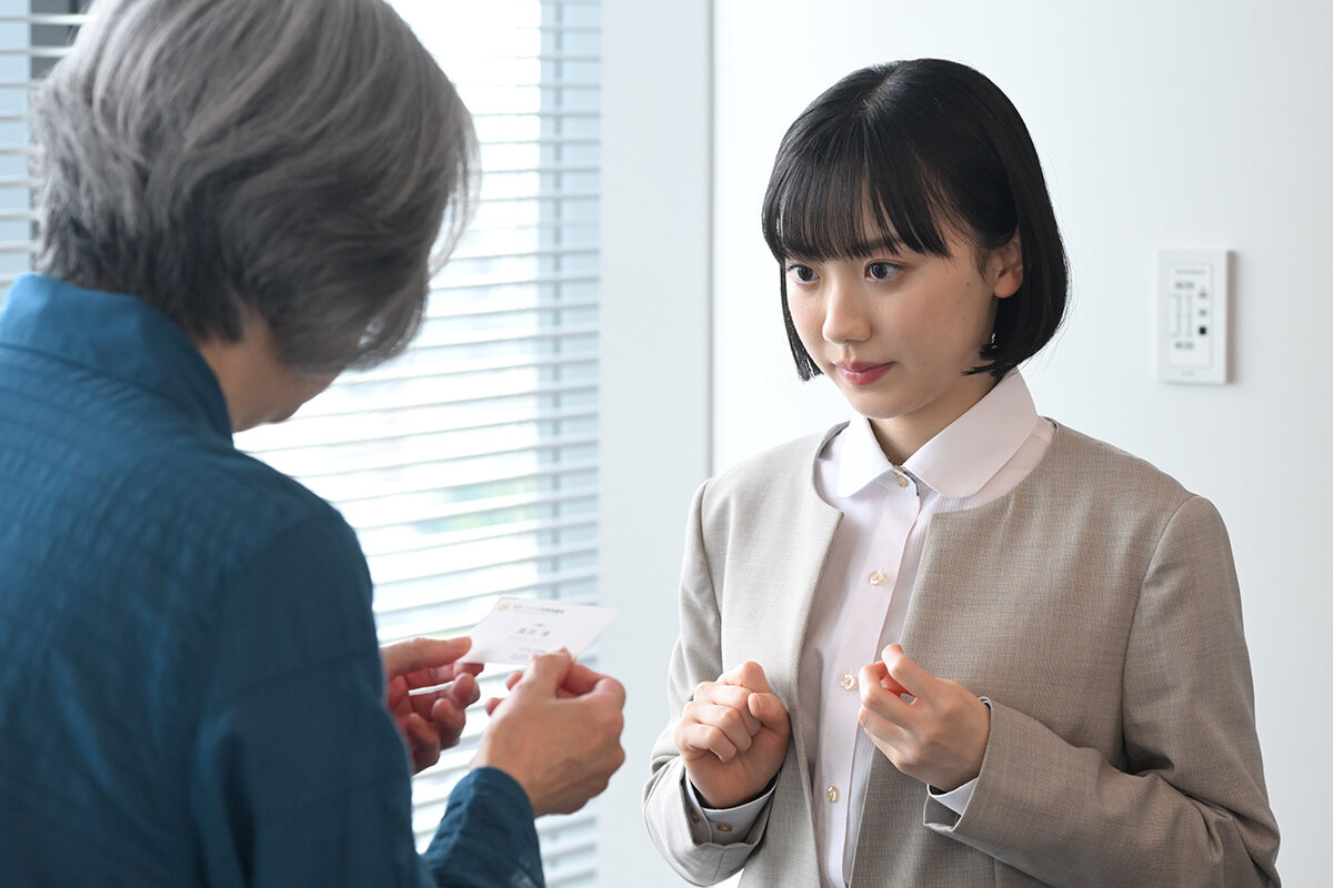 ドラマ『南田南弁護士は天才肌』第１話　朝加真由美、芦田愛菜