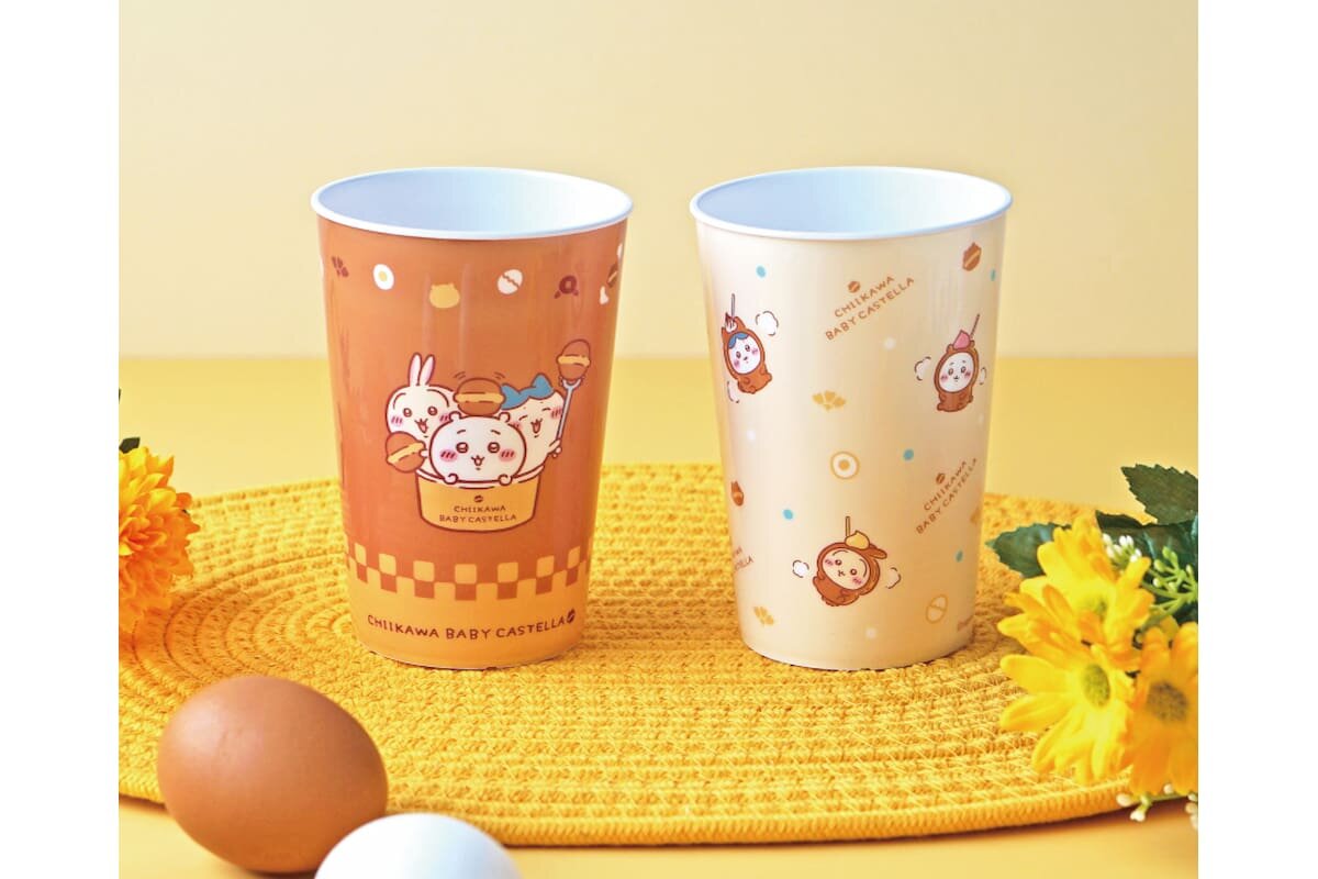 「ちいかわベビーカステラ」でフード購入時にのみ購入できる「リユーザブルカップ」（全2種各550円）
